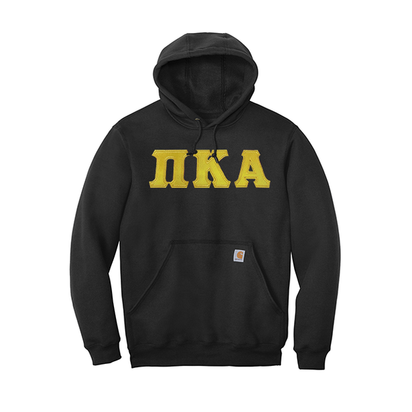 Pi Kappa Alpha Fraternity Carhartt Greek Letter Midweight Hooded Sweatshirt
