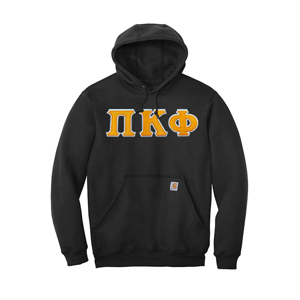 Pi Kappa Phi Fraternity Carhartt Greek Letter Midweight Hooded Sweatshirt
