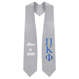 Custom Pi Kappa Phi Fraternity Embroidered Graduation Stole