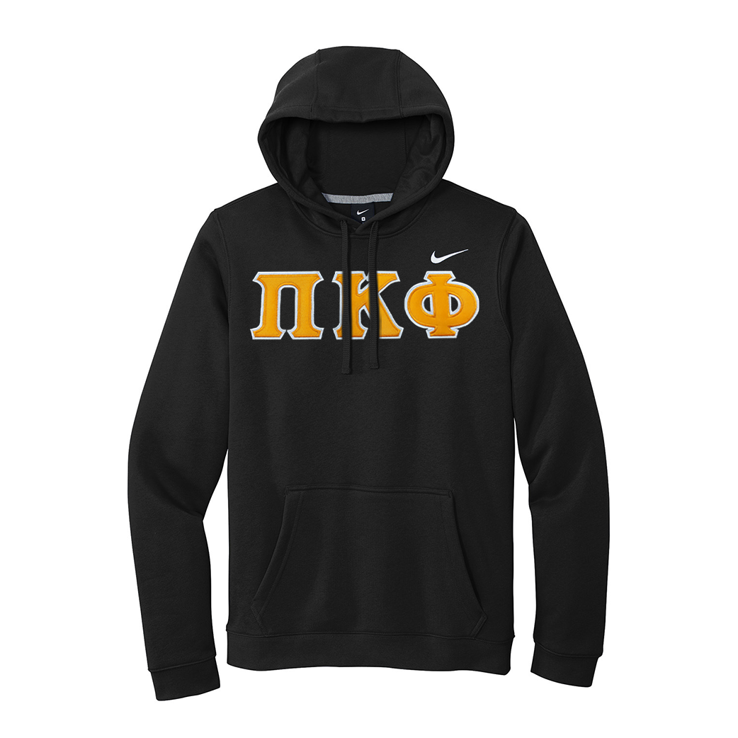 Pi Kappa Phi Fraternity Nike Hoodie With Sewn on Greek Letters – Greek ...