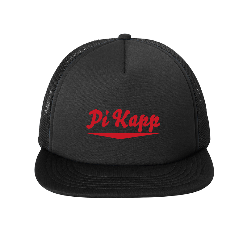 Pi Kappa Phi Fraternity Baseline Embroidered Foam Trucker Hat