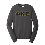 PREMIUM Phi Kappa Sigma Crewneck with Sewn On Greek Letters