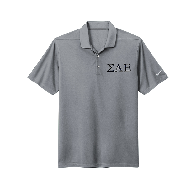 Sigma Alpha Epsilon Nike Dri-FIT Polo Embroidered Greek Letters