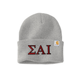 Sigma Alpha Iota Carhartt Beanie - Embroidered Greek Letters