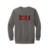 Sigma Alpha Iota Comfort Colors Crewneck - Sewn on Greek Letters
