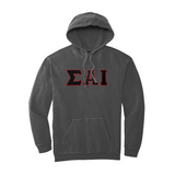 Sigma Alpha Iota Comfort Colors Hoodie - Sewn on Greek Letters