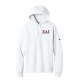 Sigma Alpha Iota Nike Hoodie - Embroidered Greek Letters