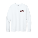 Sigma Alpha Iota Nike Crewneck - Embroidered Greek Letters