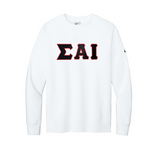 Sigma Alpha Iota Nike Crewneck - Sewn on Greek Letters