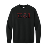 Sigma Alpha Iota Nike Crewneck - Sewn on Greek Letters