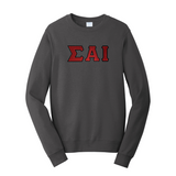 PREMIUM Sigma Alpha Iota Crewneck - Sewn On Greek Letters