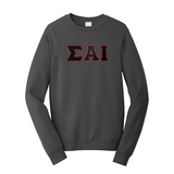 PREMIUM Sigma Alpha Iota Crewneck - Sewn On Greek Letters