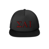 Sigma Alpha Iota Trucker Hat - Embroidered Greek Letters