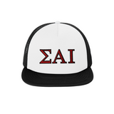 Sigma Alpha Iota Trucker Hat - Embroidered Greek Letters