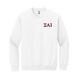 Sigma Alpha Iota Crewneck - Embroidered Greek Letters