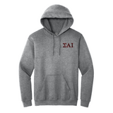 Sigma Alpha Iota Hoodie - Embroidered Greek Letters