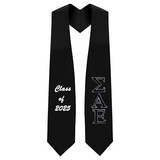 Custom Sigma Alpha Epsilon Fraternity Embroidered Graduation Stole