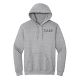 Sigma Alpha Mu Fraternity Embroidered Greek Letters Gildan Hoodie