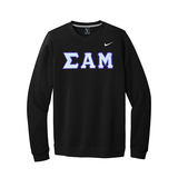 Sigma Alpha Mu Fraternity Nike Greek Letter Crewneck Sweatshirt