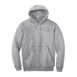 Sigma Chi Fraternity Carhartt Embroidered Greek Letter Midweight Hooded Sweatshirt