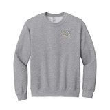 Sigma Chi Fraternity Embroidered Greek Letter Gildan Crewneck Sweatshirt.