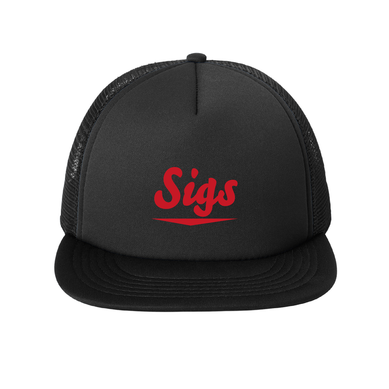 Sigma Chi Fraternity Baseline Embroidered Foam Trucker Hat