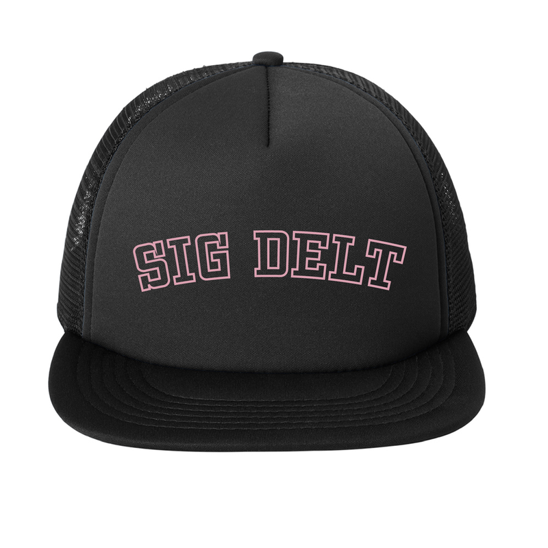 Sigma Delta Tau Sorority Varsity Basics Foam Trucker Hat