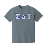 Sigma Delta Tau Sorority Greek Letter Comfort Colors T-shirt