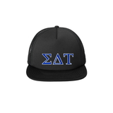 Sigma Delta Tau Sorority Foam Trucker Hat Embroidered Greek Letters