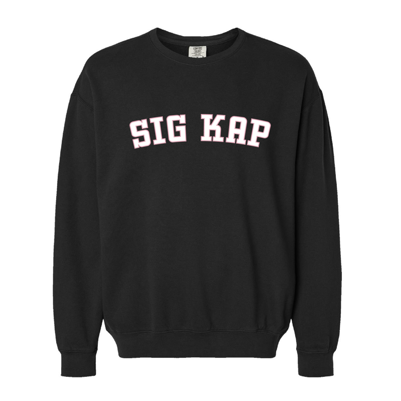 Sigma Kappa Sorority Varsity Basics Crewneck Sweatshirt