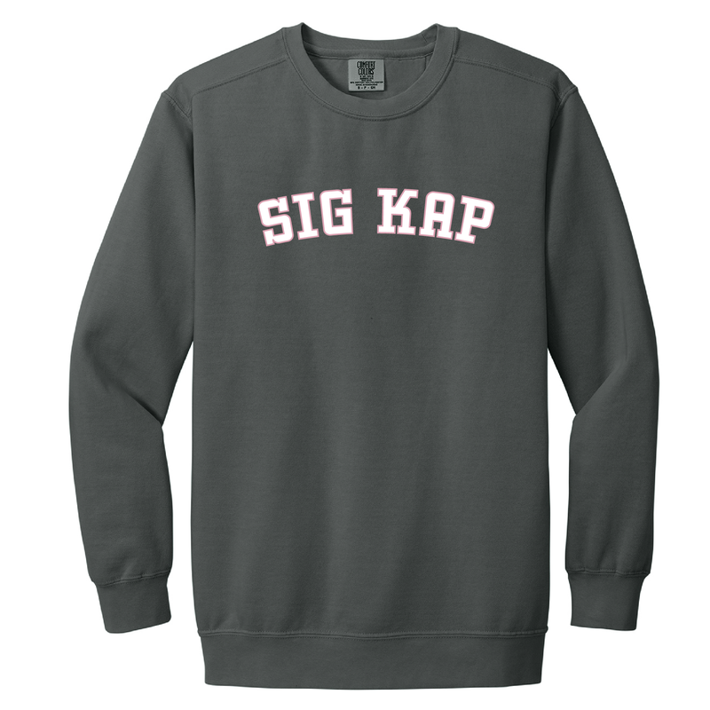 Sigma Kappa Sorority Varsity Basics Crewneck Sweatshirt