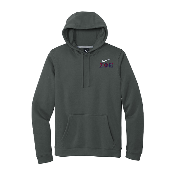 Sigma Phi Epsilon Fraternity Nike Hoodie Embroidered Greek Letters