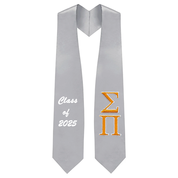 Custom Sigma Pi Fraternity Embroidered Graduation Stole