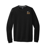Sigma Pi Fraternity Nike Embroidered Greek Letter Crewneck Sweatshirt