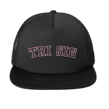 Sigma Sigma Sigma Sorority Varsity Basics Foam Trucker Hat