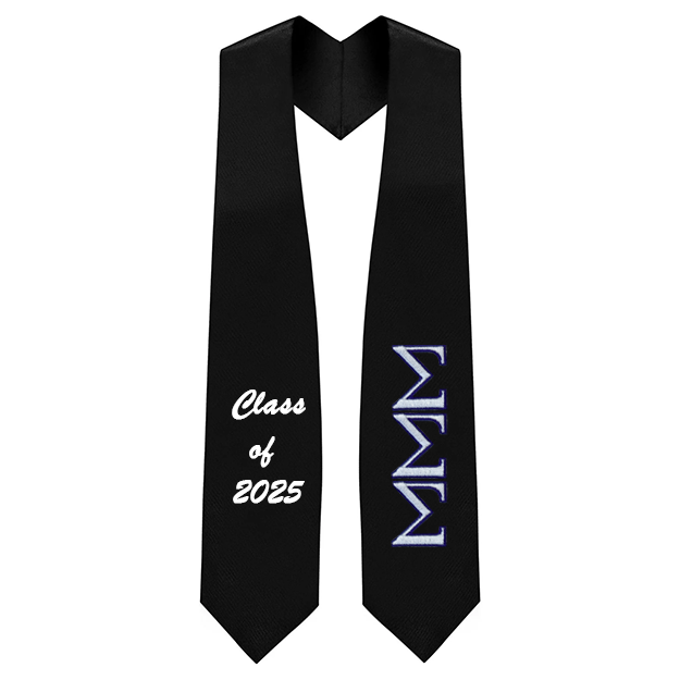 Sigma Sigma Sigma Sorority Embroidered Graduation Stole