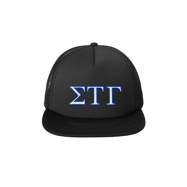 Sigma Tau Gamma Fraternity Foam Trucker Hat Embroidered Greek Letters
