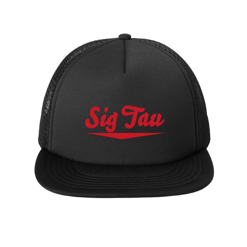 Sigma Tau Gamma Fraternity Baseline Embroidered Foam Trucker Hat