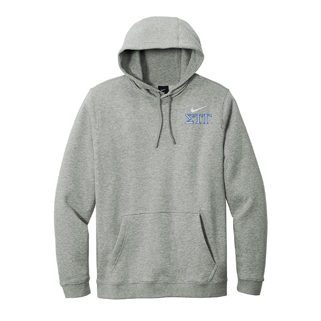 Sigma Tau Gamma Fraternity Nike Hoodie Embroidered Greek Letters