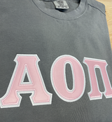 Sorority Greek Letter Comfort Colors T-shirt