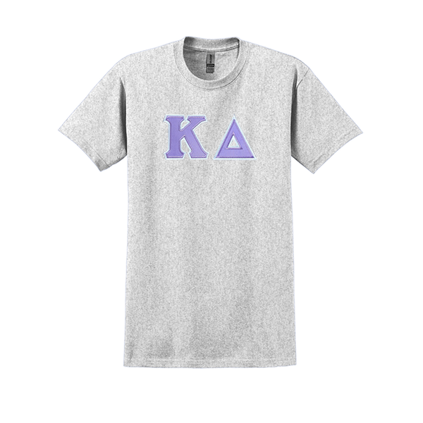 Sorority Greek Letter T-shirt Satin Stitch