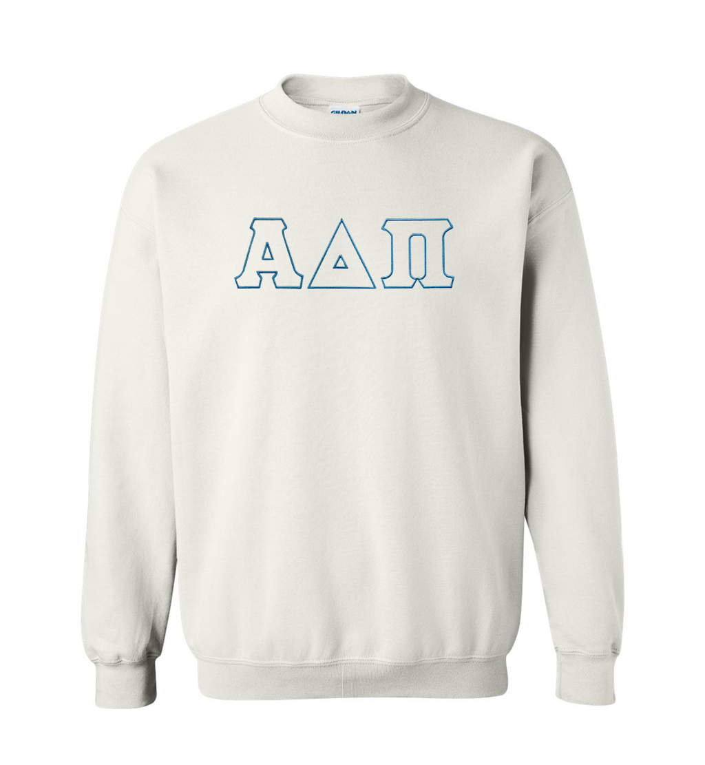 Sorority letter sweatshirts sale