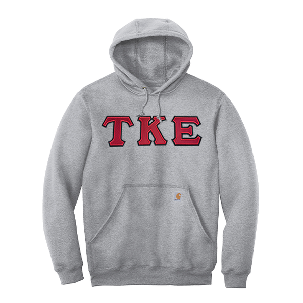 Tau Kappa Epsilon Fraternity Carhartt Greek Letter Midweight Hooded Sweatshirt
