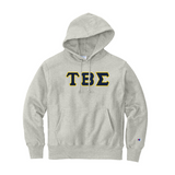 Tau Beta Sigma Champion Hoodie -  Sewn on Greek Letters