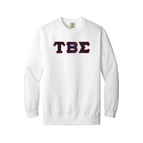Tau Beta Sigma Comfort Colors Crewneck - Sewn on Greek Letters