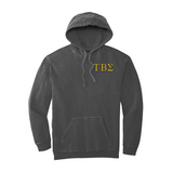 Tau Beta Sigma Comfort Colors Crewneck - Embroidered Greek Letters