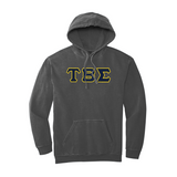 Tau Beta Sigma Comfort Colors Hoodie - Sewn on Greek Letters