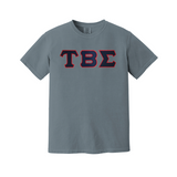 Tau Beta Sigma Comfort Colors T-Shirt - Sewn on Greek Letters