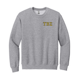 Tau Beta Sigma Crewneck - Embroidered Greek Letters