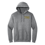 Tau Beta Sigma Hoodie - Embroidered Greek Letters